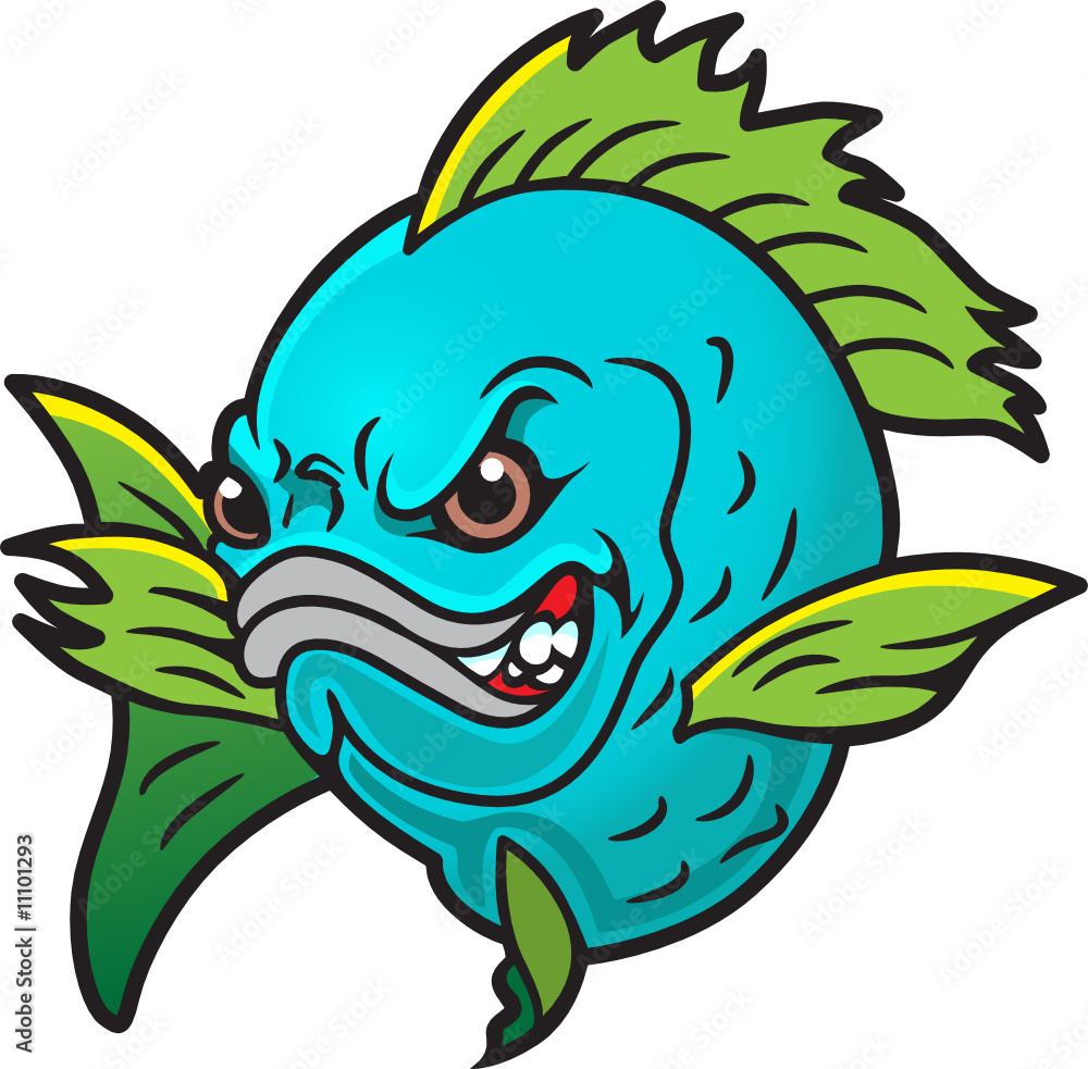 Fototapeta premium Angry Fish