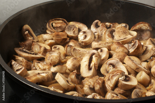 Roasting mushrooms