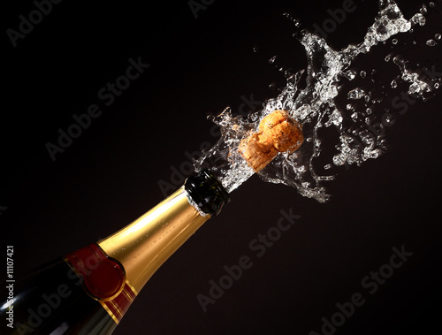 champagne bottle eruption © tiero