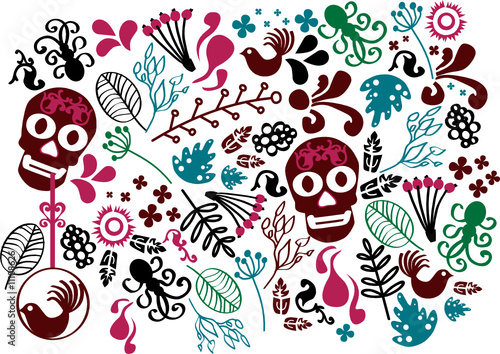 abstract composition with original design