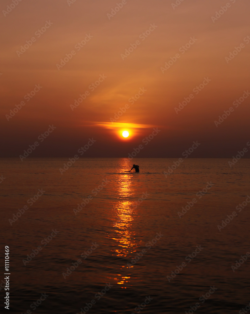 Fisher Man Sunset