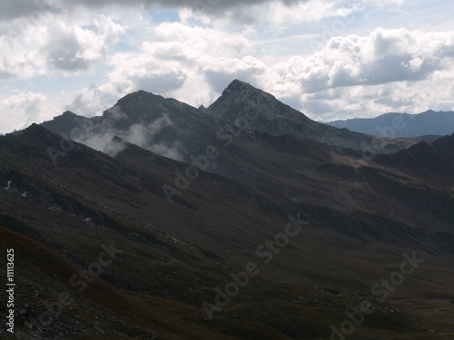 paysage des crêtes du bric bouchet, alpes versant français