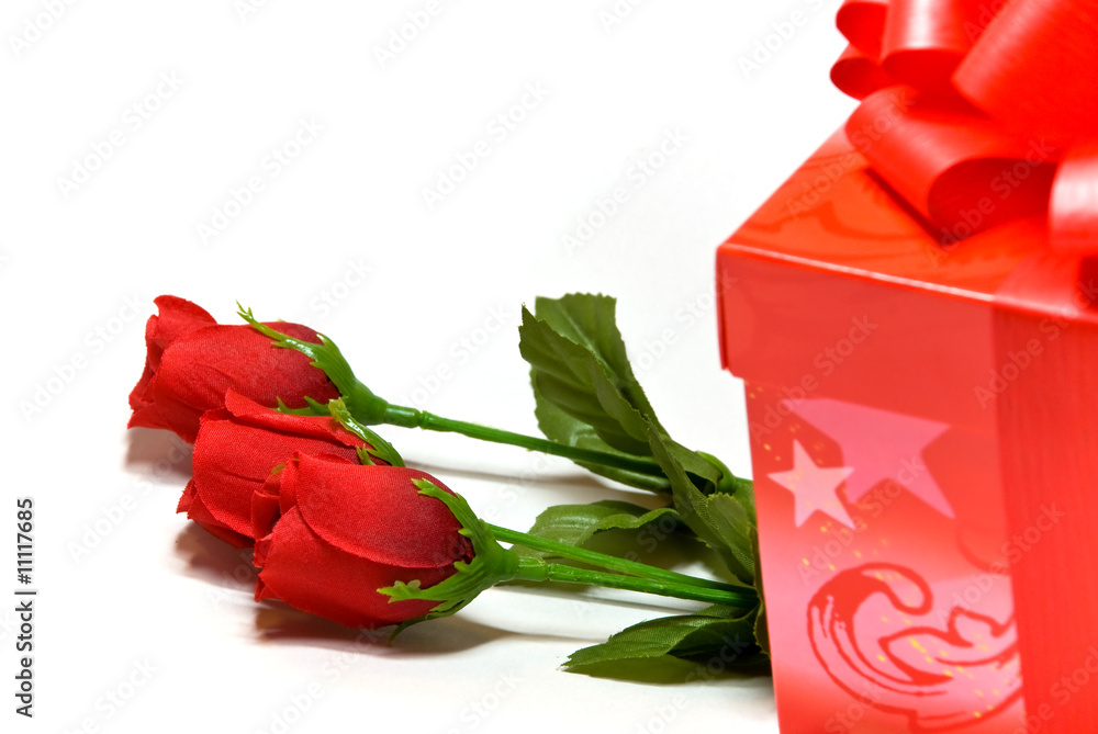 Überraschungsgeschenk für Valentinstag/Geburtstag Stock Photo | Adobe Stock