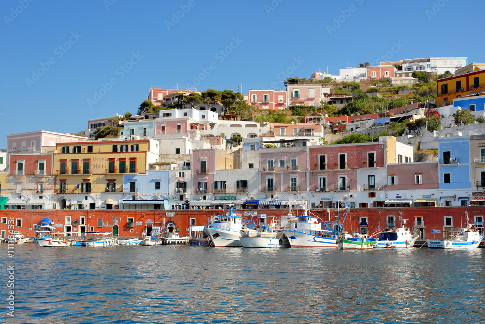 Italy ponza island harbour