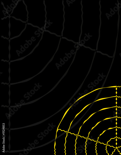 Spider target vector background