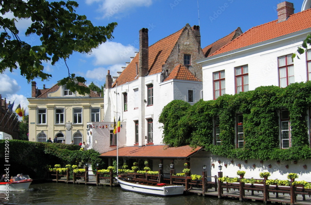 Obraz premium canaux à Bruges