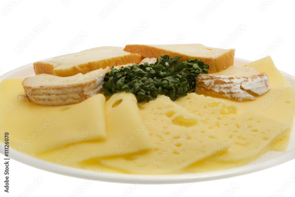 Käseplatte, Käse als Aufschnitt