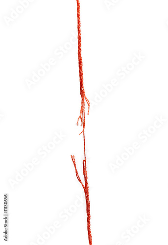 Frayed Rope about to Break