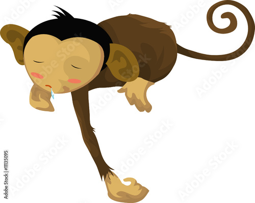 Sleepy monkey