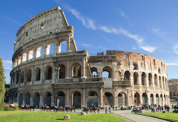 Keuken achterwand Colosseum Antieke ruïnes van het Colosseum  © fabiomax
