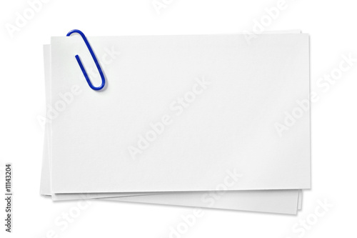 Fotografie Blank Cards (with Path)