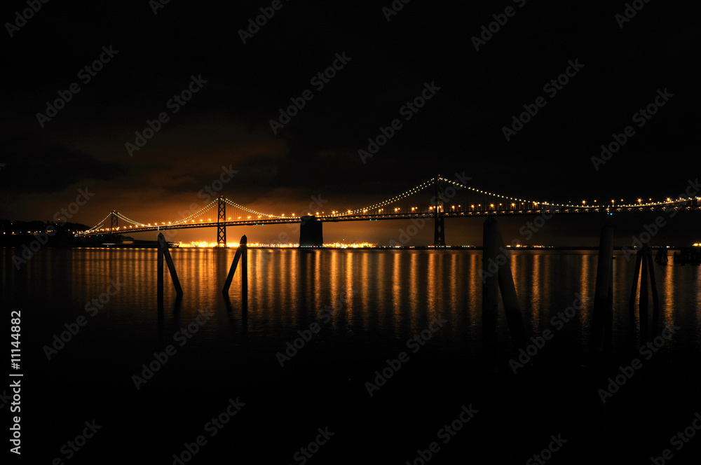Fototapeta premium Bay Bridge by Night