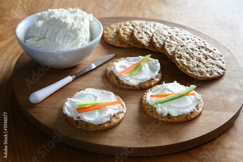 Appetizer Cheese and Crackers