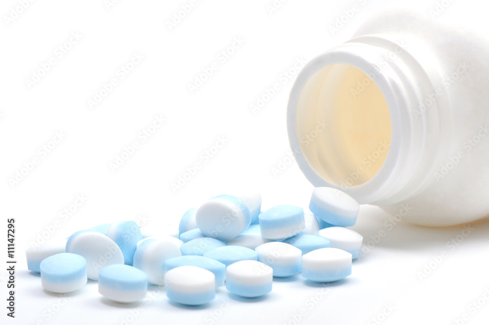 blue and white pills blue and white pills
