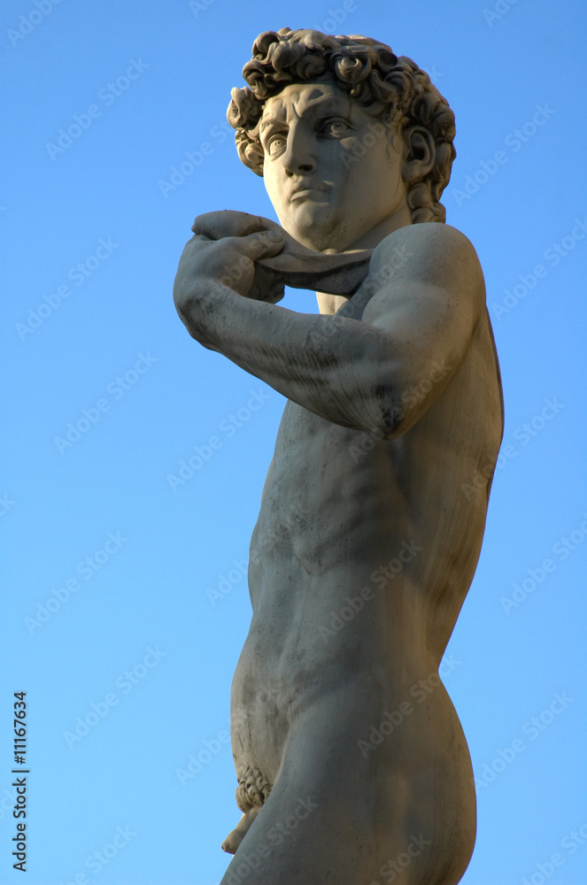 Replica of Micheangelo's David, Florence, Italy