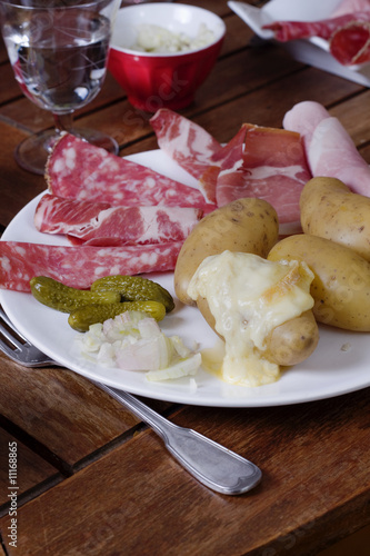 Obraz na płótnie Raclette w salonie