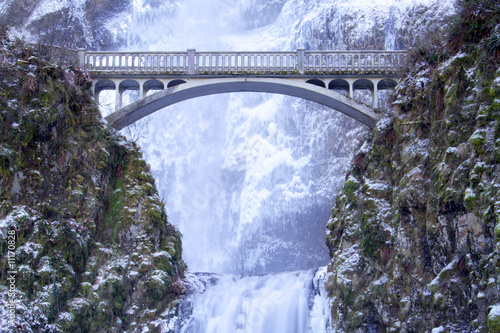 Multnomah Falls Frozen