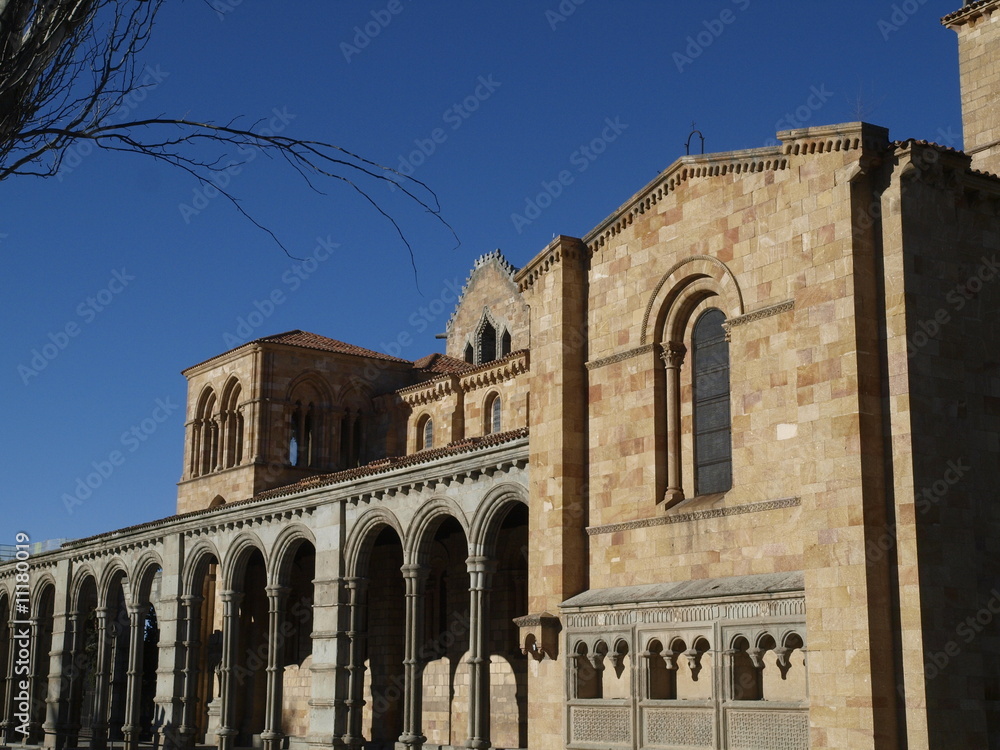 Basílica románica de San Vicente en Avila