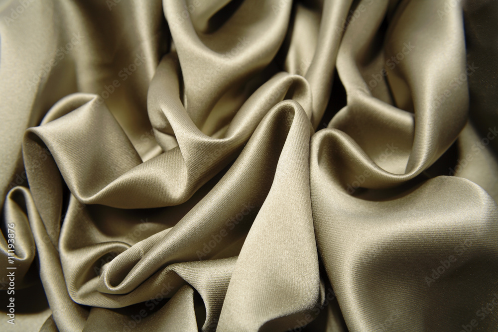 Obraz premium Brown silk fabric texture background