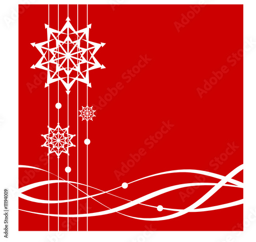 Red Christmas card