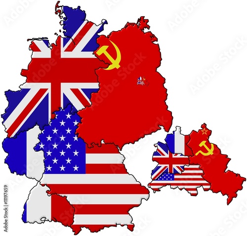 Geteiltes Deutschland - Flaggenversion