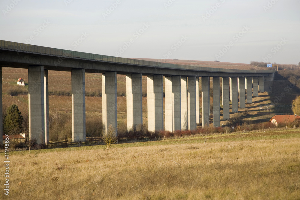 Autobahnbruecke A63 bei Alzey Autobahnbruecke A63 bei Alzey