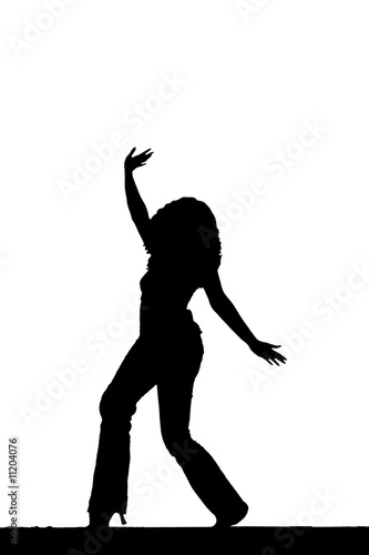 dancing silhouette