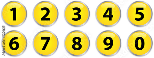 Numbers - Yellow