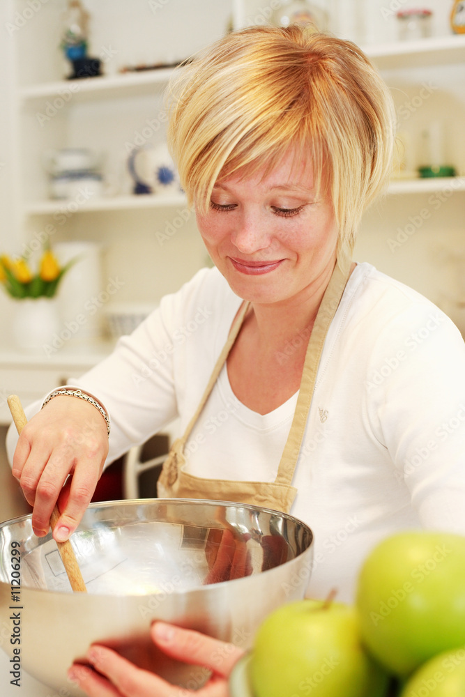 Woman cooking