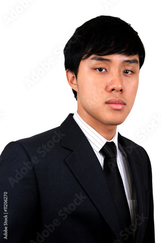Young and confident Asian business man.