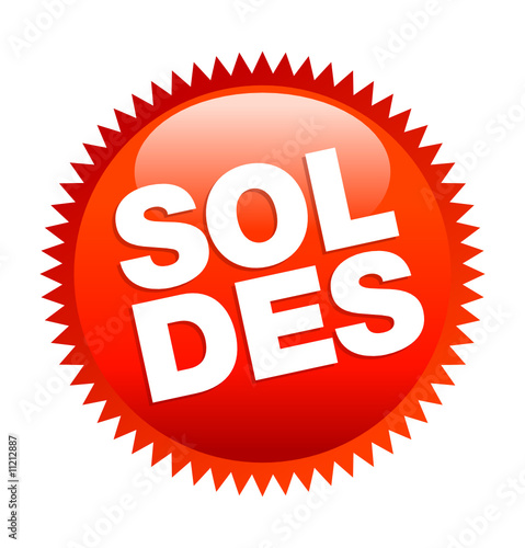 Bouton SOLDES