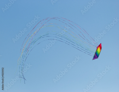 Stack of 12 stunt kites