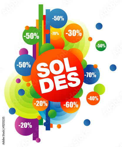 Fond graphique SOLDES
