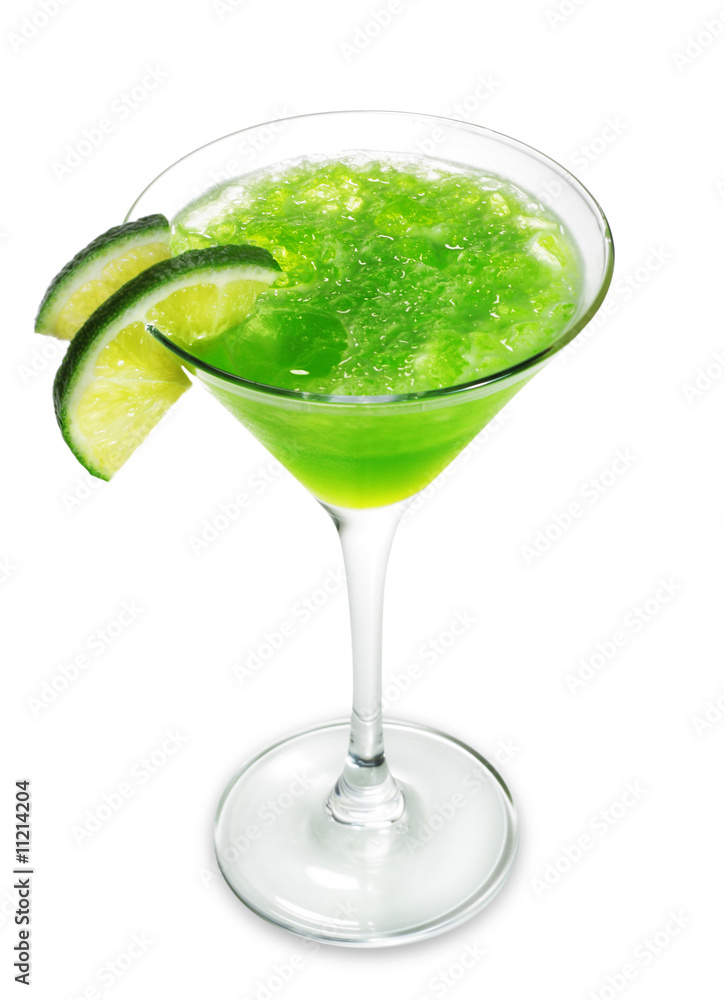 Green Alcoholic Cocktail