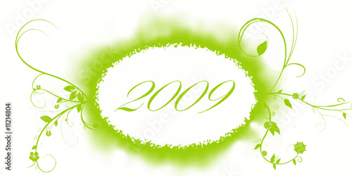 2009 FLORAL VERT FLUORESCENT