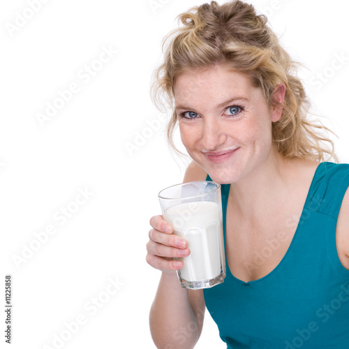 A glass of milk photo