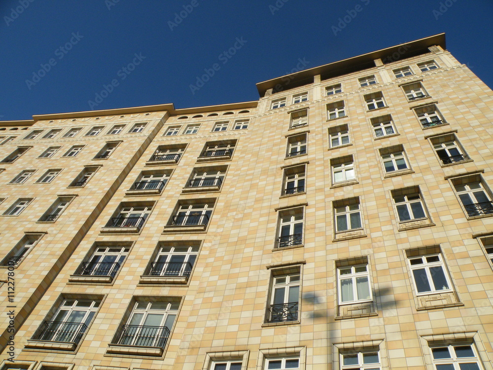 Fototapeta premium Fassade in Berlin - Karl-Marx-Allee