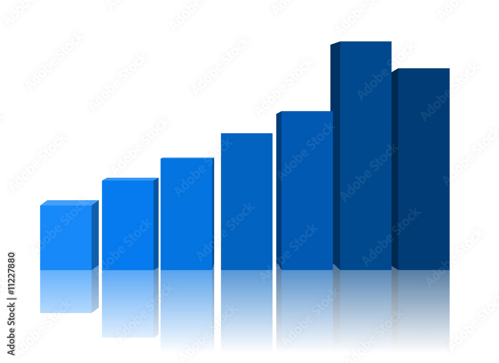 Blue Business Graph Blue Business Graph