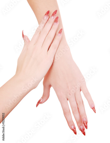 manicured hands