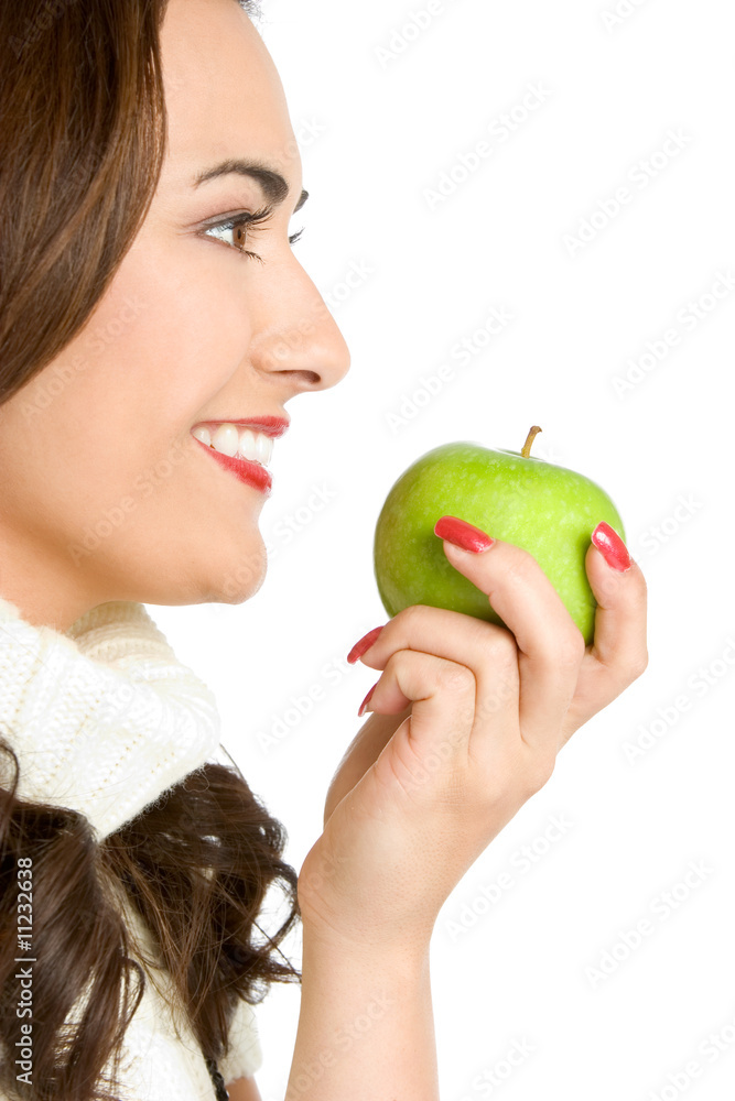 Woman Holding Apple Woman Holding Apple