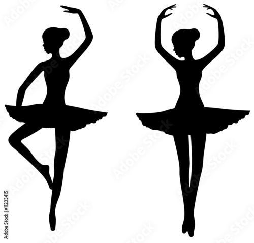 2 ballet dancers photo