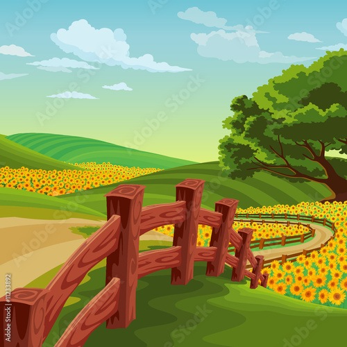 Country scene
