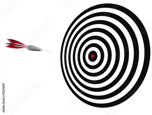 fliegender Dartpfeil