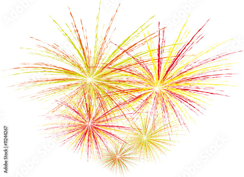 Billede på lærred feu d'artifice3