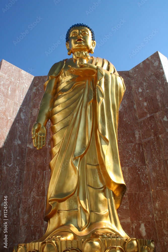 Fototapeta premium Bouddha doré hong kong