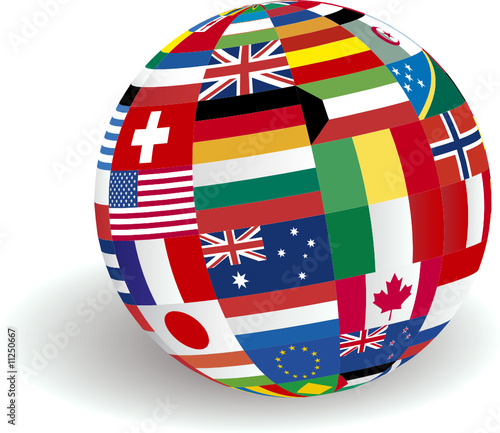 Global world flags in VECTOR