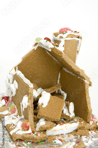 ginger bread house remains