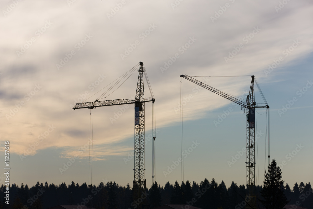 building cranes building cranes
