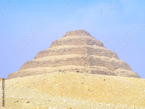 Step Pyramid near Cairo  Egypt.