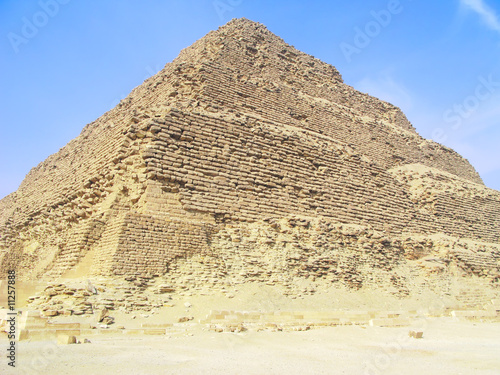 Egyptian Step Pyramid near Cairo  Egypt.